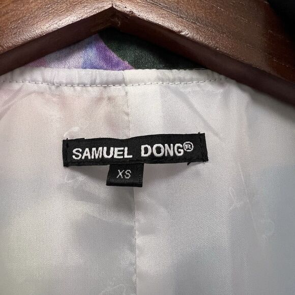 Samuel Dong Bubble Dress Double Wired Collar Artsy Art To Wear Multi Women’s XS - Picture 7 of 10